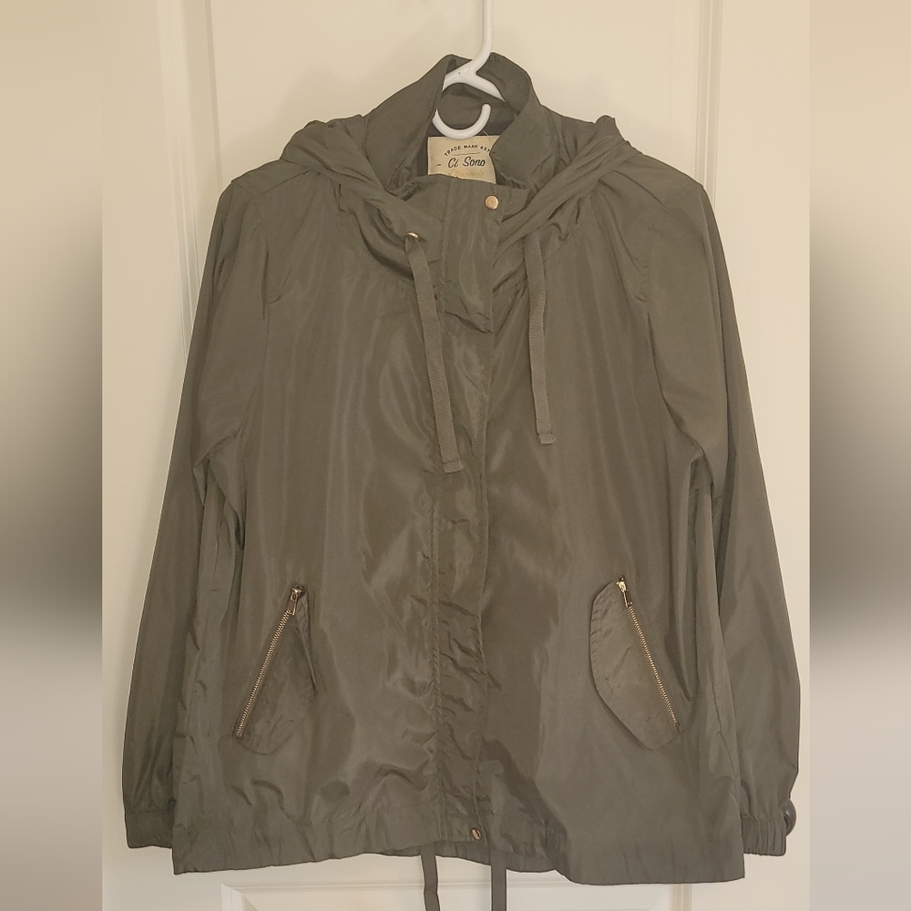 Ci Soto Green Hooded Jacket XL